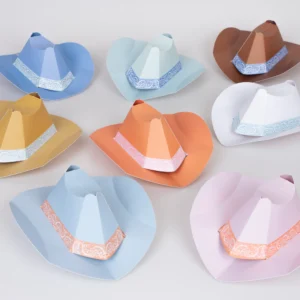 Western Mini Party Hats (x 8)
