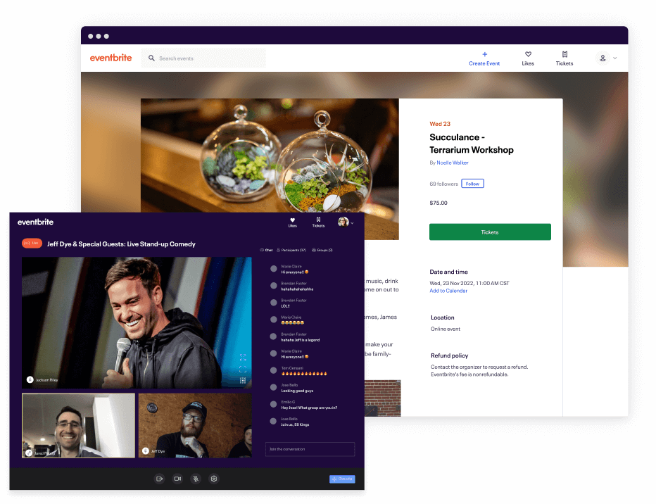 Eventbrite - In-Person Event Platform