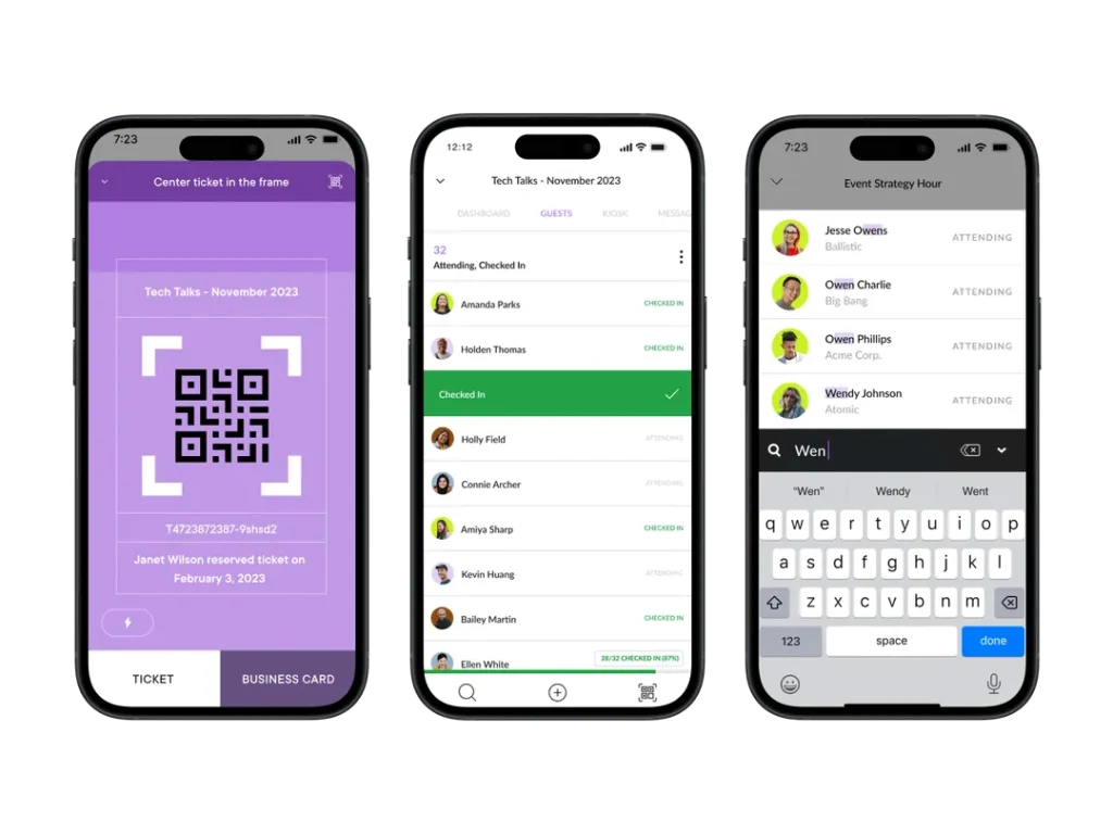 Splash Event Check-in App