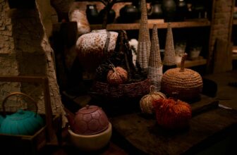 A beautifully arranged table setting with seasonal decorations for various occasions throughout the year, showcasing colors and textures that represent each season.